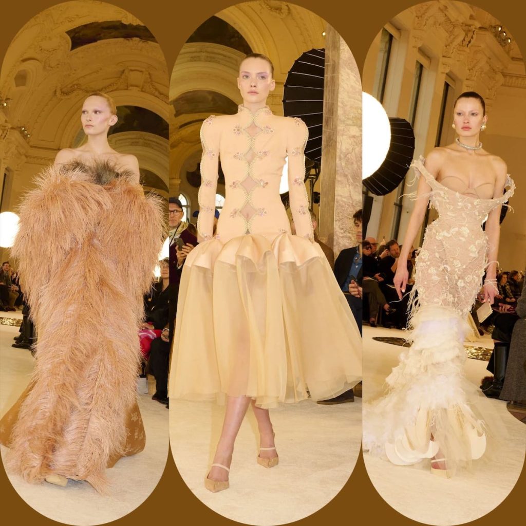 Couture and High-End Fashion with Covered Elastic Yarn