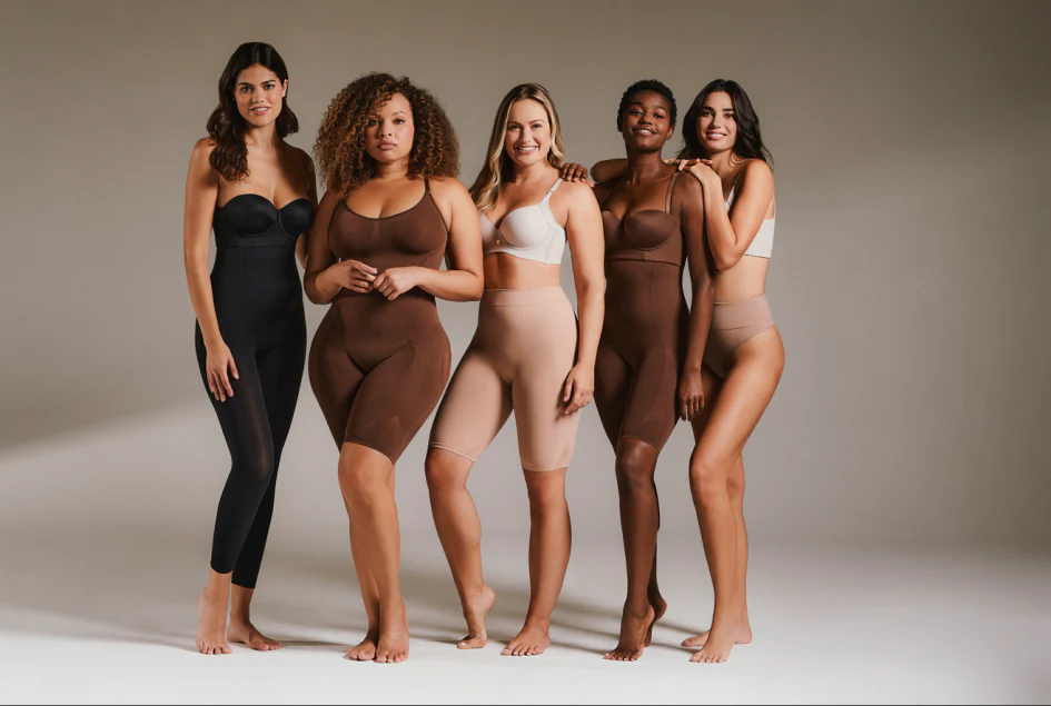Intimate Apparel and Shapewear with covered elastic yarn