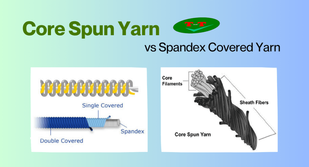 Core Spun Yarn vs Spandex Covered Yarn