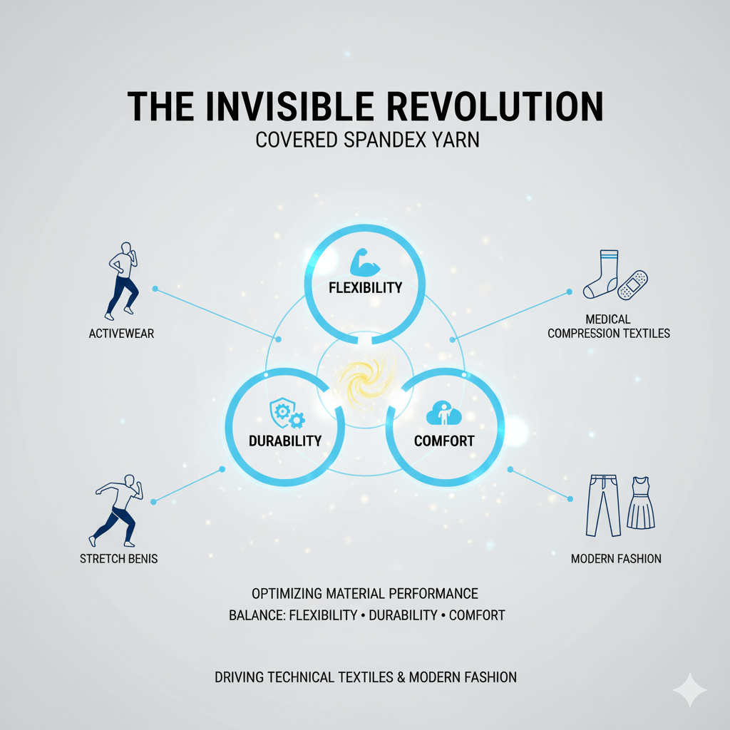 Why Covered Spandex Yarn is Revolutionizing Modern Textiles