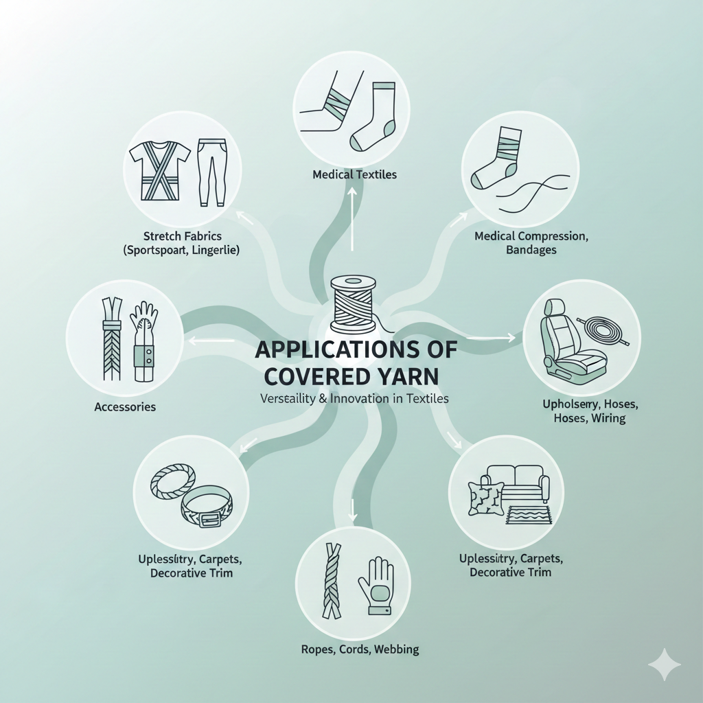 Applications of Covered Yarn