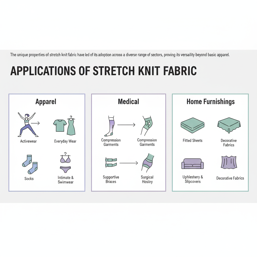 Applications of Stretch Knit Fabric in Apparel & Industry