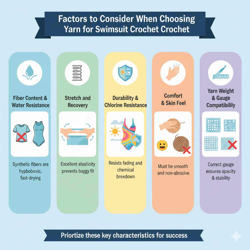 Factors to Consider When Choosing Yarn for Swimsuit Crochet