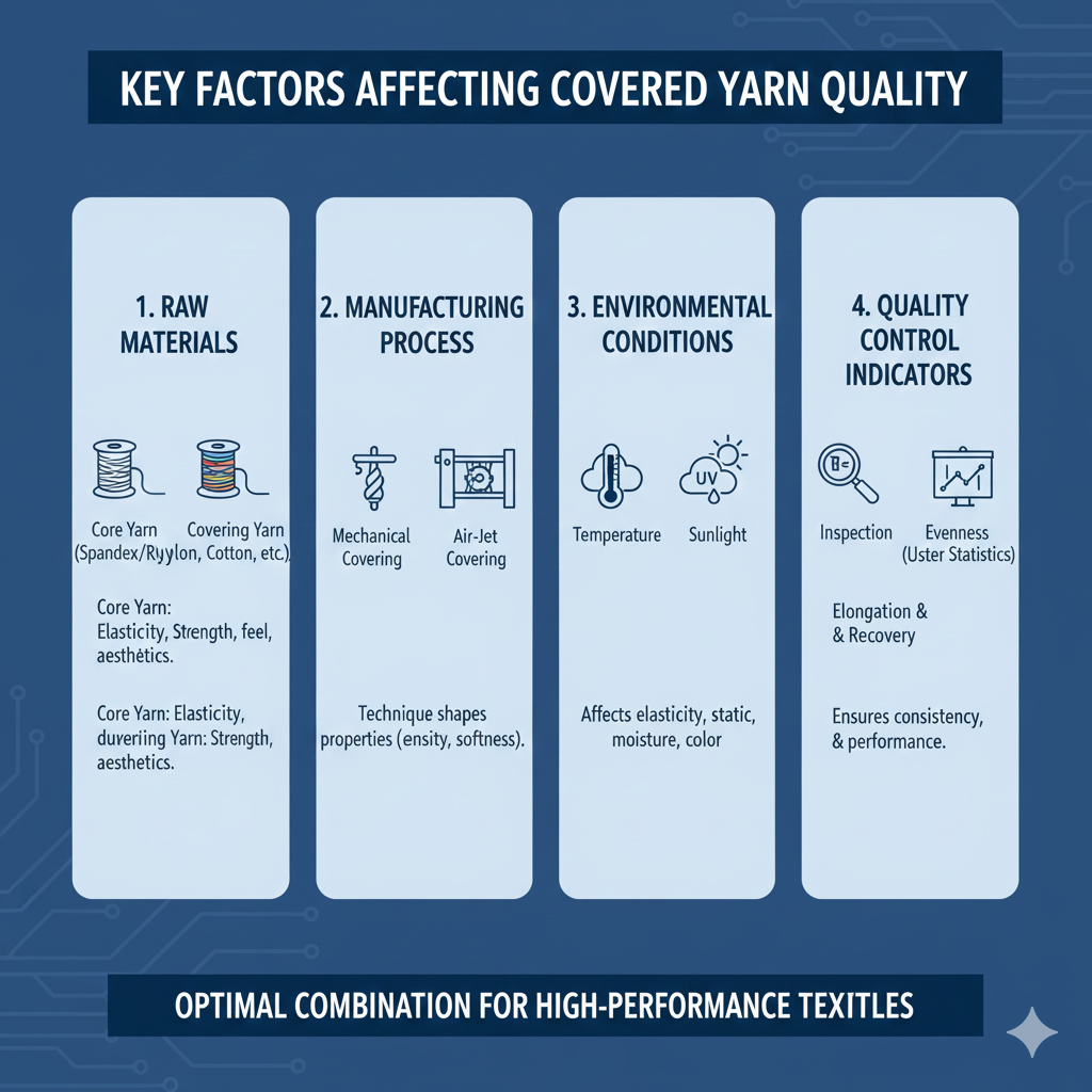 key factors affecting covered yarn quality
