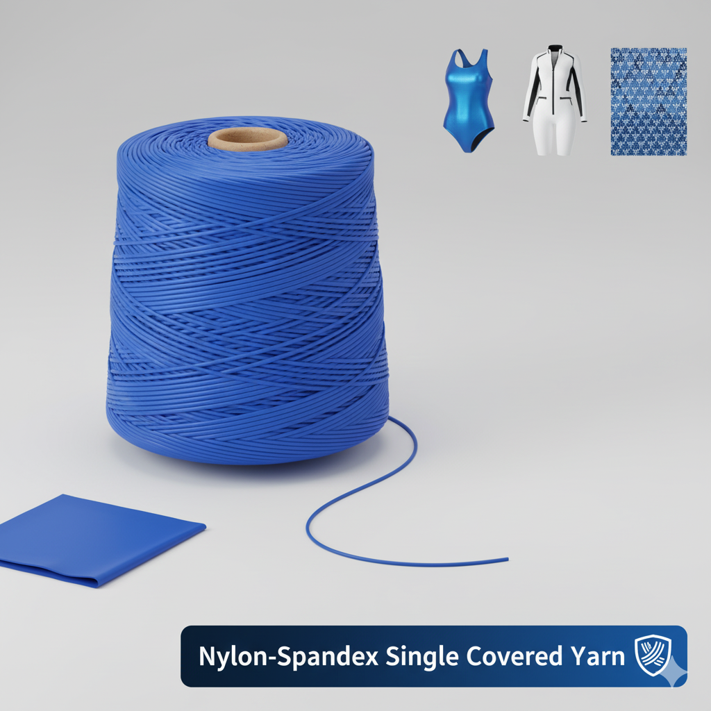 Nylon-Spandex Single Covered Yarn
