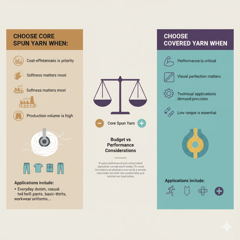 Which Should You Choose — Core Spun Yarn vs Covered Yarn
