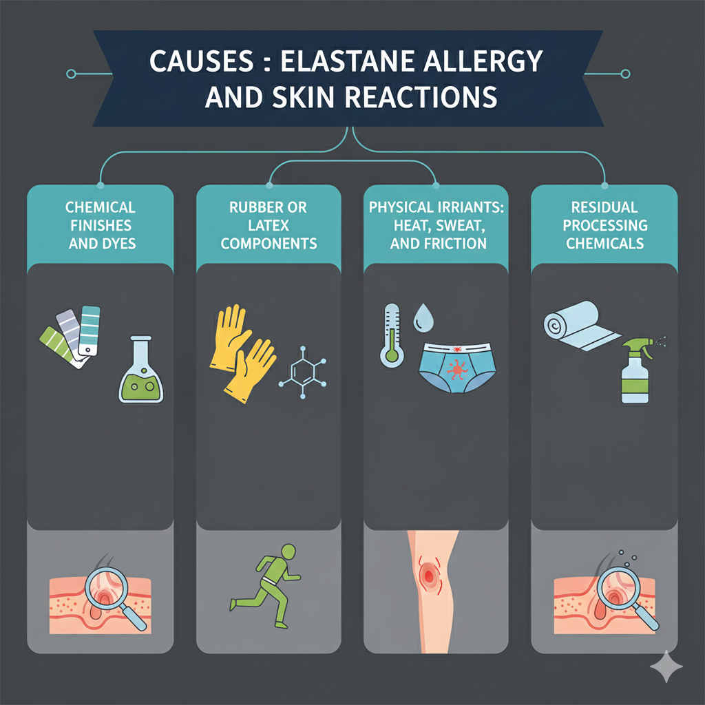 Causes of Elastane Allergy and Skin Reactions