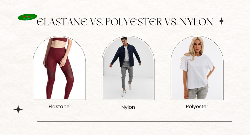 Elastane vs. Polyester vs. Nylon