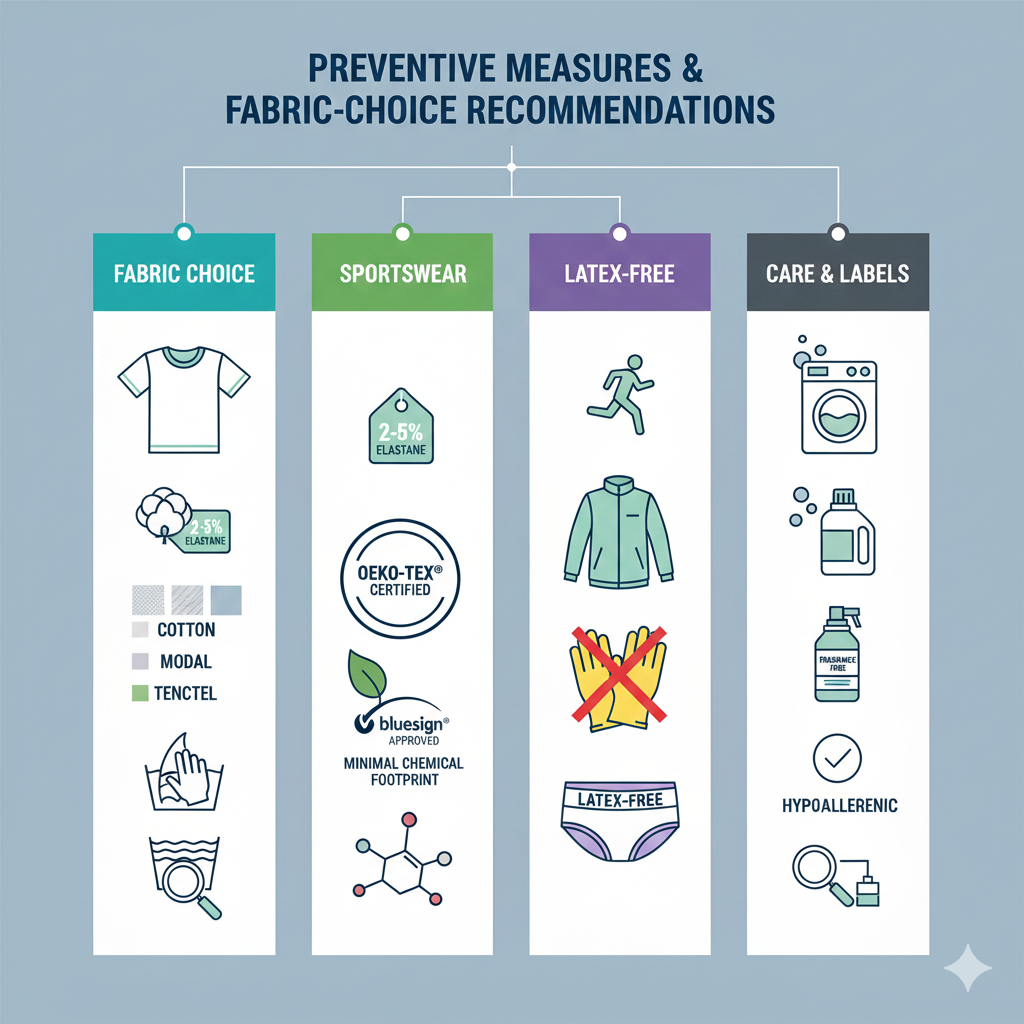 Preventive Measures and Fabric-Choice Recommendations