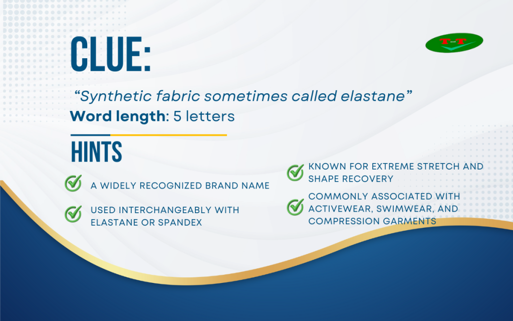 Synthetic Fabric Sometimes Called “Elastane”