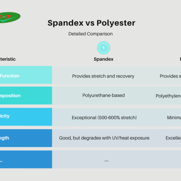 Spandex vs Polyester